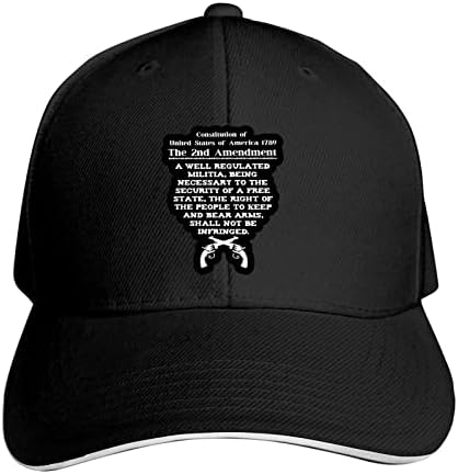 Drugi amandman u Ustavu Sjedinjenih Država Baseball kapa koji se može popraviti bejzbol kapu ženi muškarac golf šeširi