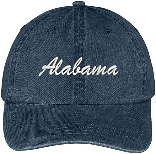 Trendy Odjeća za odjeću Alabama država vezena sa niskim profilom Podesiva pamučna kapa