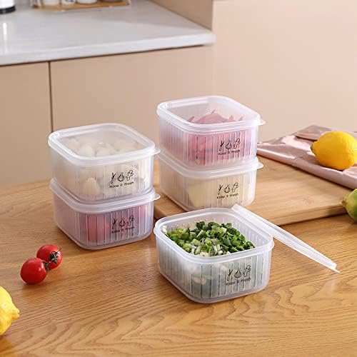 ELZIV Kuhinjski frižider kutija za čuvanje svežih kutija za čuvanje kuhinja kutija za odlaganje plastična kutija za odlaganje voća i povrća providna