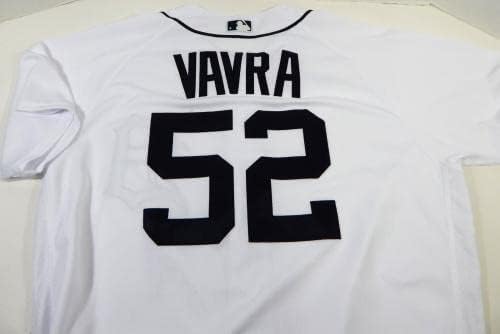 2020 Detroit Tigers Joe Vavra 52 Igra Polovni bijeli dres 46 DP20531 - Igra Polovni MLB dresovi