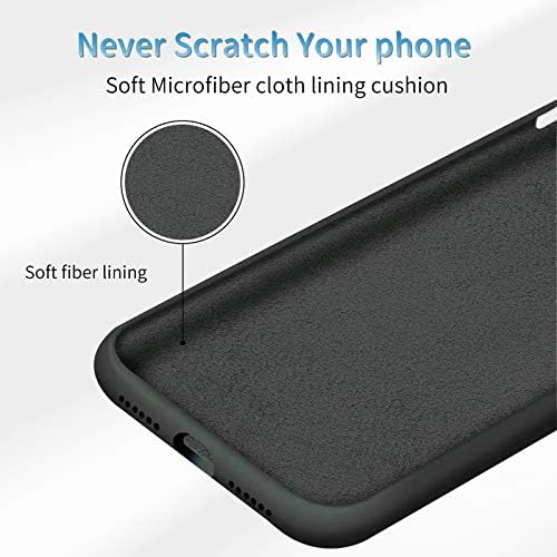 Tekući silikonsku futrolu za Galaxy A12 5G, Samsung A12 Telefon za telefon, Gel gumeni branik sa mekom oblogom od mikrovlakana protiv