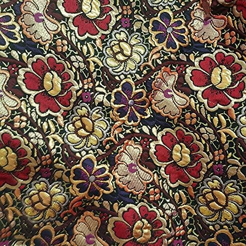 Pumcraft tkanina za šivanje vrhunskog francuskog zlatnog i srebrnog konca cvjetna Brokatna tkanina za vezenje rukotvorina Dress Coat
