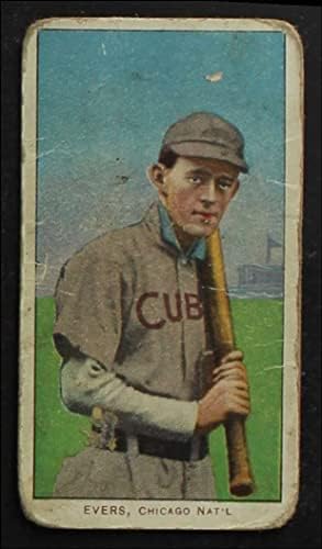 1909 T206 Cubs Johnny Evers Chicago Maubs Loše mladunci