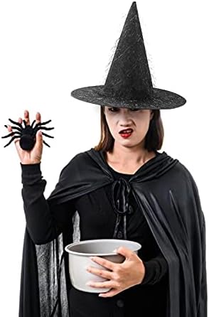 Ženska Moda slatka velika oboda vještica kape pletene jednobojne Kanta kapa za Halloween Party