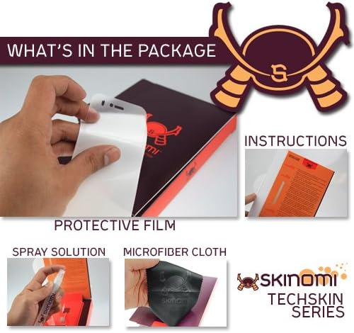 Skinomi zaštitnik ekrana kompatibilan sa PCD Chaser Clear TechSkin TPU HD filmom protiv mjehurića
