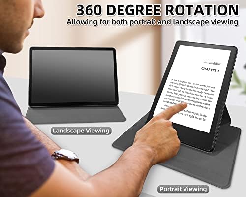 Universal tablet futrola 7 inča za Kindle Fire 7 2022/2023 12. Gen 360 stupnjev okretni štand, Ryuithdjp za Kindle Fire 7 Tablet Case