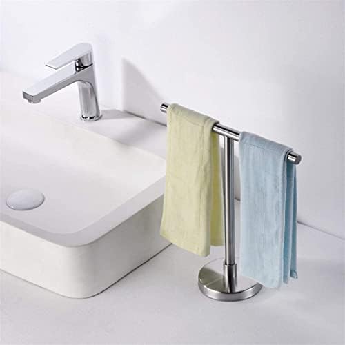 Liruxun kupatilo ručnik drhtalica za ručnik koji stoji mat crne t-oblik ručnika za ručni nosač nosača toranj kupatila Kuhinja kuhinja