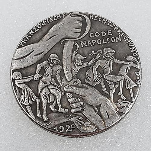 Njemački 1920. rendžer srebrni pozlaćeni prigodni poklon izazov novčić