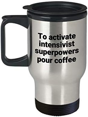 Intenzivist Travel Mulja Smiješna sarkastična nehrđajućeg čelika Novost superpower ideja za kavu