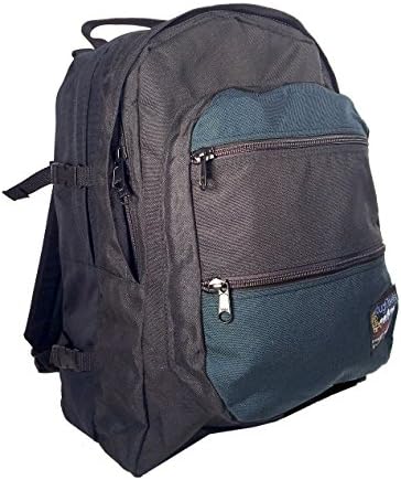 Težak putnik toucom laptop ruksak za laptop - izrađen u SAD - crno / mornarica