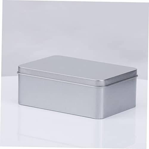 Abaodam 3pcs Kutija Kutija za sendviče sanduk bombona tegle sa poklopcima poklon kontejneri pravougaona kutija od Lima mala metalna