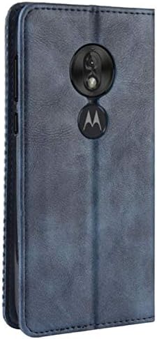 HualuBro Motorola Moto G7 Play Case, Moto G7 Optimo Case, Magnetic full Body Protection Shockproof Flip Leather Wallet Case Cover with Card Slot Holder for Motorola Moto G7 Play Phone Case