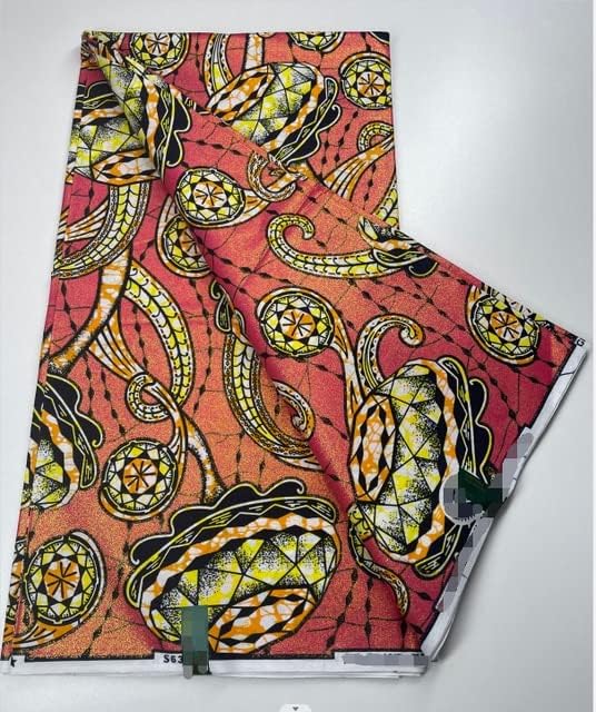 Afrička tkanina od dvorišta afrički sjajni vosak vosak tkanine Ankara štampani voštani materijali 6Yards / kom za nigerijsku haljinu