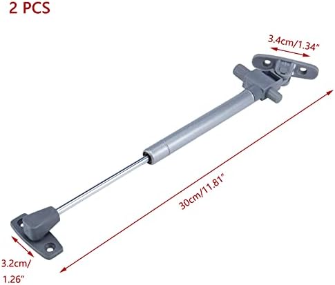Kumgrot 2 kom hidraulična potporna šipka 10 inča za namještaj nosač za podizanje vrata s prigušivanjem međuspremnika za glavu Teleskopska