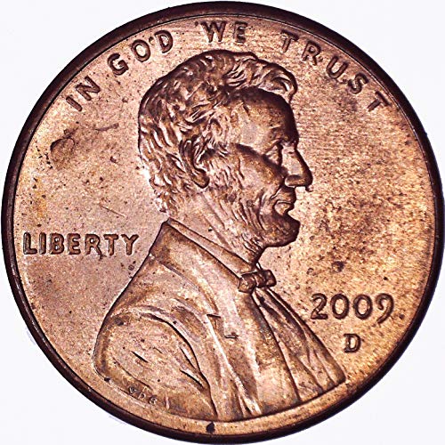 2009. D Lincoln biceennijski cent 1C o necrtenom