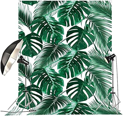 HUAYI 6x10ft tropska džungla Cover tamno zelena pozadina palminog lista za fotografiju dekoracija svadbenih zabava novorođena fotografija