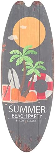 Amosfun kućni dekor Početna Dekor Vintage Decor Vanjski znak Viseća za surfactona Plaka Jedinstveni ukras Drveni retro viseći znak