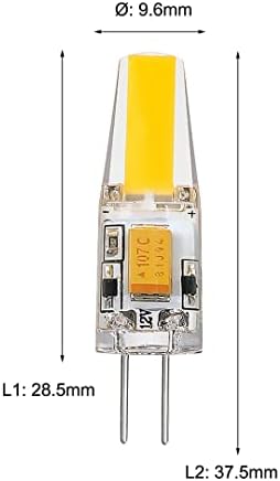 G4 LED sijalica sa mogućnošću zatamnjivanja, 1.5 W hladno bijela 6000K, zamjena halogene sijalice 10-30watts, Jc G4 bi Pin sijalica