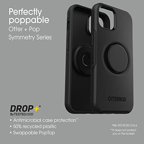 OtterBox iPhone 13 vitter + pop simetrijska serija futrola - Digitone, integrirani popsockets Popgrip, vitki, džepni, podignuti ivice