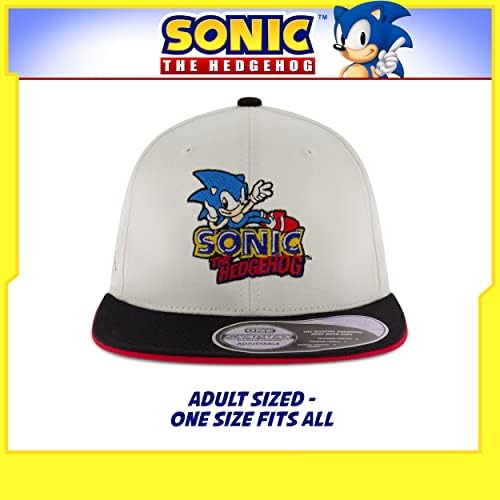 Concept One Muška kapa od Ježa Sonic, vezeni Bejzbol šešir s logotipom s ravnim obodom, podesiv