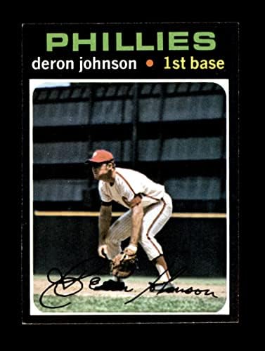 1971 TOPPS # 490 Deron Johnson Philadelphia Phillies NM Phillies