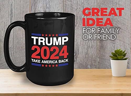 Bubble Hugs Politics šolja za kafu - Tramp 2024 vrati Ameriku nazad - kampanja konzervativci politički Predsjednički izborni kandidat