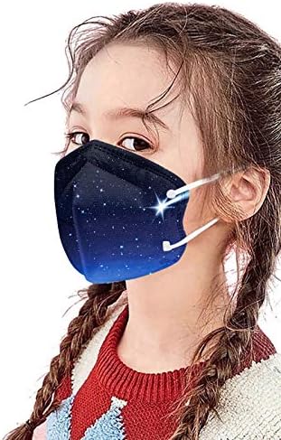 JMETRIE 30pc jednokratna maska za lice za djecu, slatke maske za štampanje maska za lice prozračna udobna maska za dijete od 2-10