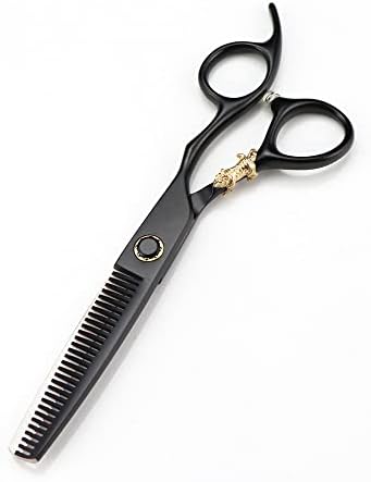Škare za kosu, 6 inčni profesionalni Japan 440C čelični zlatni tigar ručke za kosu škare za šišanje za šišanje za mršavljenje Frizerski