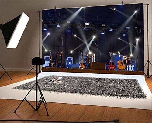 Yeele 10x6. 5ft Band stage Backdrop Spotlight noćni klub Show Rock gitara pjevanje performanse Bar fotografija pozadina za odrasle