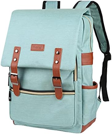 Fvstar 15.6 inčni tanki ruksak za laptop, vintage poslovni ruksak, lagana putnička ruksaka, žene veliki pasivi kapaciteta