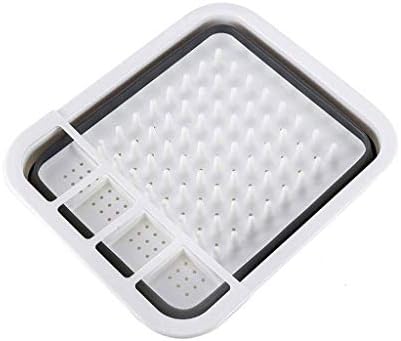 SDGH plastični stalak za suđe - sklopivi odvodni krovni ormar za ormariće posuđe posuđe za skladištenje kuhinje Kuhinjski alati