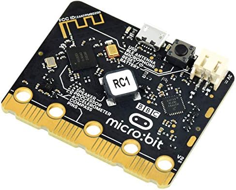 Nova verzija BBC Micro: Bit V2 ploča, brži ARM Cortex-M4 Nrf52833 procesor,2.4 G Radio / BLE Bluetooth 5.0, ugrađeni zvučnik i mikrofon,