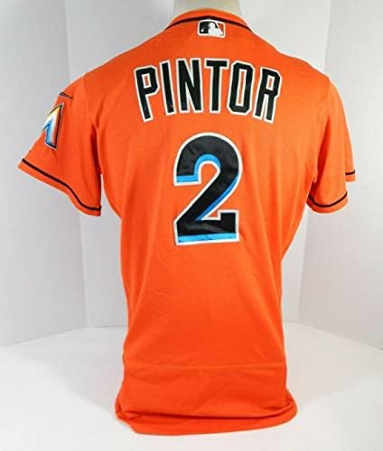 Miami Marlins Luis Pintor 2 Igra Polovni narančasti dres DP13671 - Igra Polovni MLB dresovi