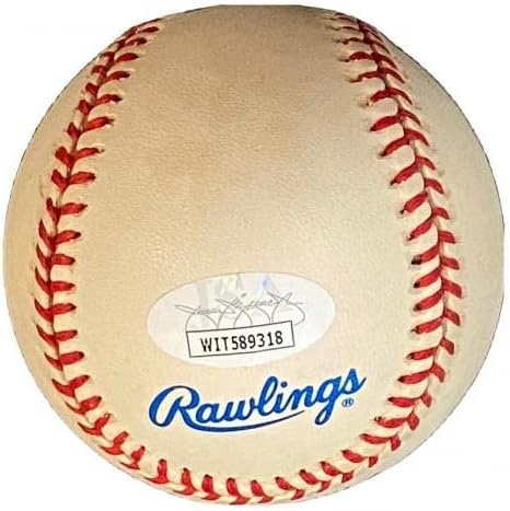 Dennis Eckersley potpisao je 1996 Division Series Rijeki logo Baseball JSA svjedok l @@ k - autogramirani bejzbol