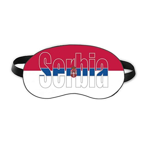 Serbia Zemlja Zastava Naziv zaslona Sleep Eye Shield Soft Night Poklopac za hlađenje