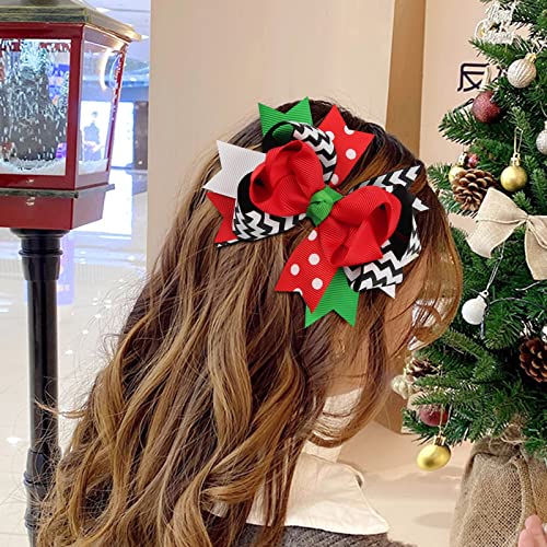 Božić Božić Božićni pribor za kosu Šarene božićne frizure snježne pahuljice Barrett otvori centar