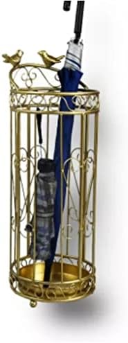 BKDFD elegantni šuplji metalni kišobran za skladišni nosač stalak za čavku Početna Hotel Bucket Kišobran kašika (boja: D, Veličina