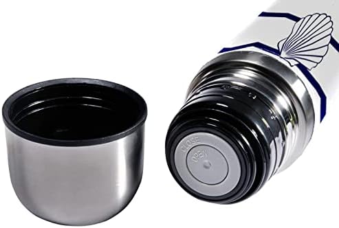 SDFSDFSD 17 oz Vakuum izolirane nehrđajuće čelične boce za vodu Sportska kavana Putna krigla Frične kože Omotane BPA besplatno, morske pruge
