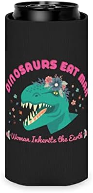 Pivo može hladni rukavi šaljivi smiješni dinosauri jedu čovjeka smiješne retro avanture na otvorenom dinosaurusu redovne mogu