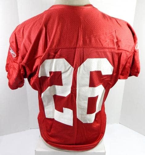 2009 San Francisco 49ers Mark Roman 26 Igra Polovni dres Crvene prakse L DP33931 - Neintred NFL igra rabljeni dresovi
