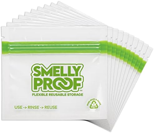 Torbe za višekratnu upotrebu BUNDLE od Smelly Proof - USA Made Easy Clean, Perilica posuđa-sef, 3-mils debljine, PEVA & BPA besplatno,