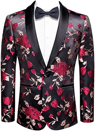 Hi-Tie muški sako sako s jednim dugmetom šal s reverom dugih rukava dizajnerski kaput za vjenčanje na maturskoj večeri