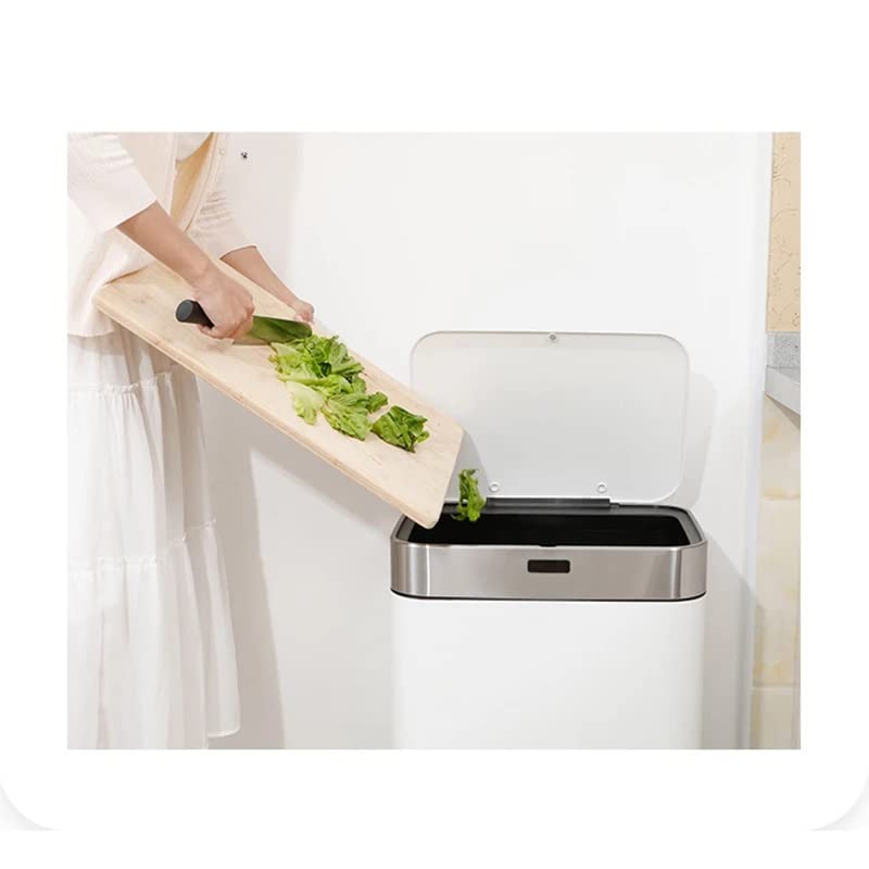 Wpyyi kanta za smeće od nehrđajućeg čelika automatski kuhinjski ormar skladište alati za čišćenje domaćinstva kanta za smeće Senzorska