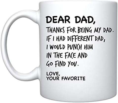 Veracco Dragi tata Hvala što si moj tata, ako sam imao drugačiji Tata bih ga udario u lice i idi naći svoj omiljeni-šolja za kafu-Funny