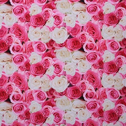 Mook Fabrics Cotton Floral 062322, Pink, 15 Yard Bolt