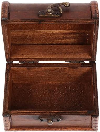 GANAZONO Drvena kutija Organizator Case Retro Vintage Drvena kutija za nakit kutija za odlaganje kutija za Organizator kutija za sitnice