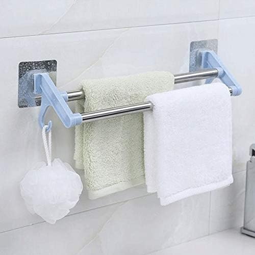 SLSFJLKJ nehrđajući čelik Dvostruki ručnik za rotirajuće ručnike stalak kupaonica kuhinja zidni ručnik polirani nosač raka