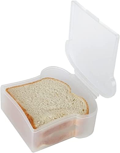 Pakovanje od 3 čiste posude za sendviče za čuvanje hrane za pripremu za ručak