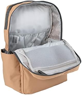 Crveni Rovr Roo ruksak | lagana torba za pelene sa podlogom za presvlačenje | velikog kapaciteta | multifunkcionalni putni paket | vanjski i unutrašnji džepovi / vodootporan / odličan poklon za mamu & tatu | karamelu