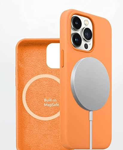 Silikonska futrola za zaštitnu zaštitnu pokrivenost AURACTOTO kompatibilna s ugrađenim magnetima iPhonea 14 Pro max 6,7 ''